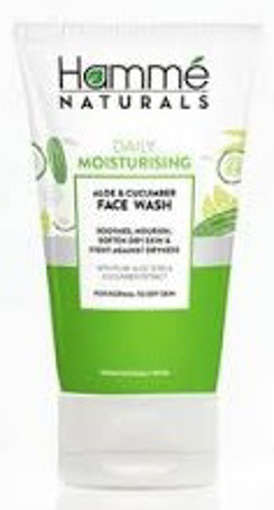 Picture of HAMME NATURALS DAILY MOISTURISING ALOE&CUCUMBER FACE WASH 100ML