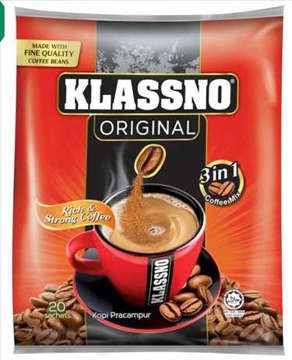 Show details for KLASSNO COFFEE ORIGINAL 3IN1 20GM Picture of KLASSNO COFFEE ORIGINAL 3IN1 20GM