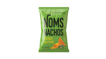 Show details for NOMS NACHOS CHEDDAR JALAPENO 32G Picture of NOMS NACHOS CHEDDAR JALAPENO 32G