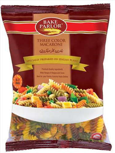 Picture of BAKE PARLOR THREE COLOR MACARONI 400GM