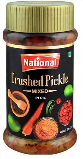 Picture of NATIONAL CRUSHED PICKLE MIXED OIL 750GM