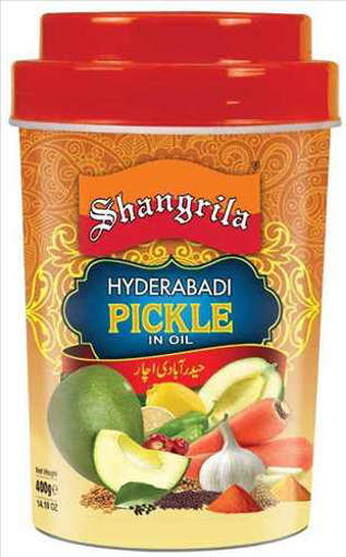 Picture of SHANGRILA HYDERABADI PICKLE IN OIL 400G JAR