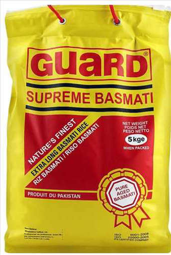 Picture of GUARD SUPREME BASMATI RICE 5KG