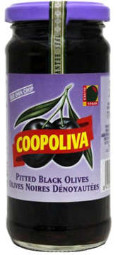 Picture of COOPOLIVA PITTED BLACK OLIVES 114GM