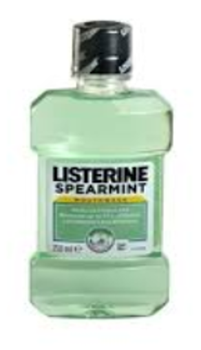 Picture of LISTERINE MOUTHWASH SPEARMINT 250ML