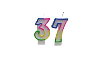 Picture of HAPPY BRITHDAY DIGIT CANDLE 1PCS