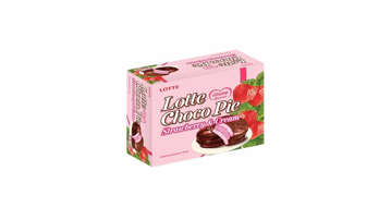 Picture of LOTTE CHOCO PIE STRWBRY MARSHMALLOW 1PC