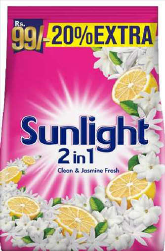 Picture of SUNLIGHT 2IN1 CLEAN&JASMIBE FRESH PINK 400GM