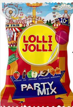 Picture of LOLLI JOLLI L.POPS PARTY MIX 130G