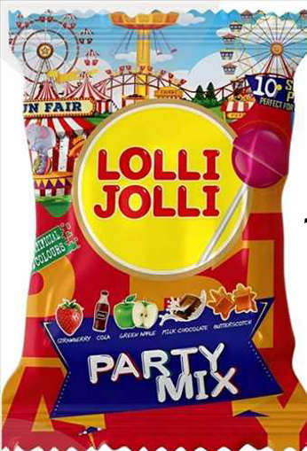 Picture of LOLLI JOLLI L.POPS PARTY MIX 130G