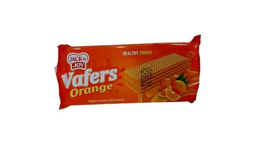 Picture of JACK N JOY ORANGE WAFERS 50G