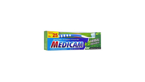 Picture of MEDICAM HERBAL FRESHNESS 75GM 