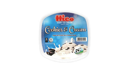 Picture of HICO ICE CREAM COOKIES & CREAM 750 ML 